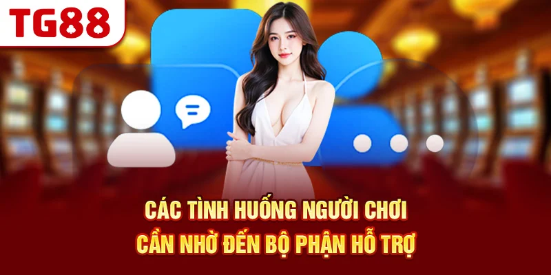 Các Tình Huống Người Chơi Cần Nhờ Đến Bộ Phận Hỗ Trợ
